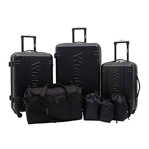 Wrangler Unisex 7 Pc Venture Luggage Set Luggage- Luggage Set