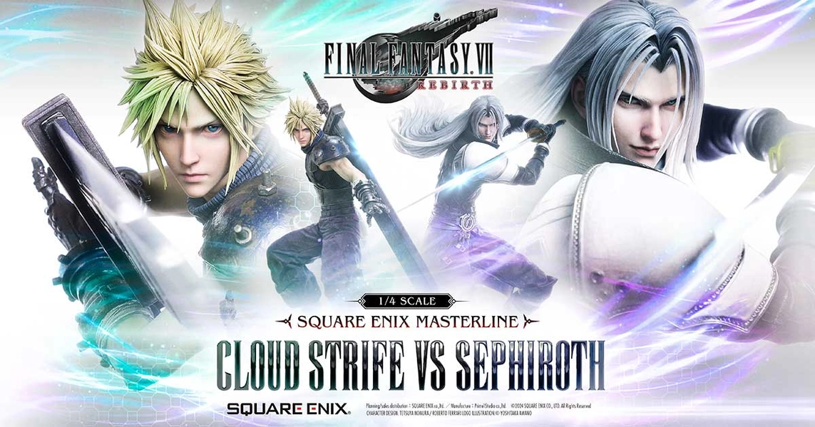 1/4 Scale - CLOUD STRIFE vs SEPHIROTH  | STATUE | Prime 1 Studio