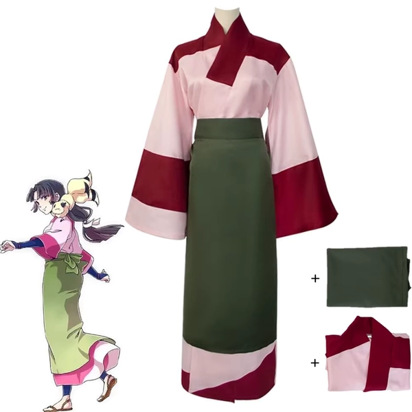 Anime Inuyasha Sango Cosplay Costume Halloween Apron Lining Uniform for Adult Man Woman Carnival Party Japanese Kimono Suit - AliExpress 