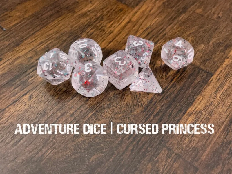 Adventure Dice - Cursed Princess dice set