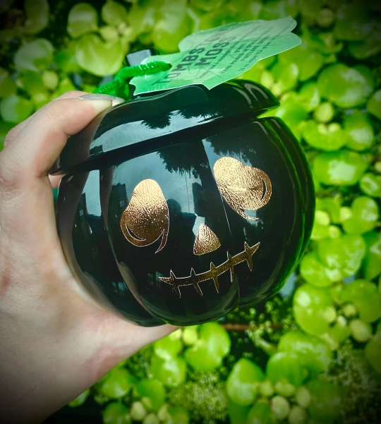 Tombstone Moss – Graveyard Earth & Petrichor Soy Candle perfect Halloween gift! gothic graveyard scent