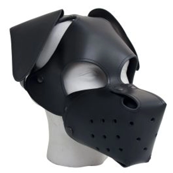 Mister B Leren Onderdanige Hondenmasker