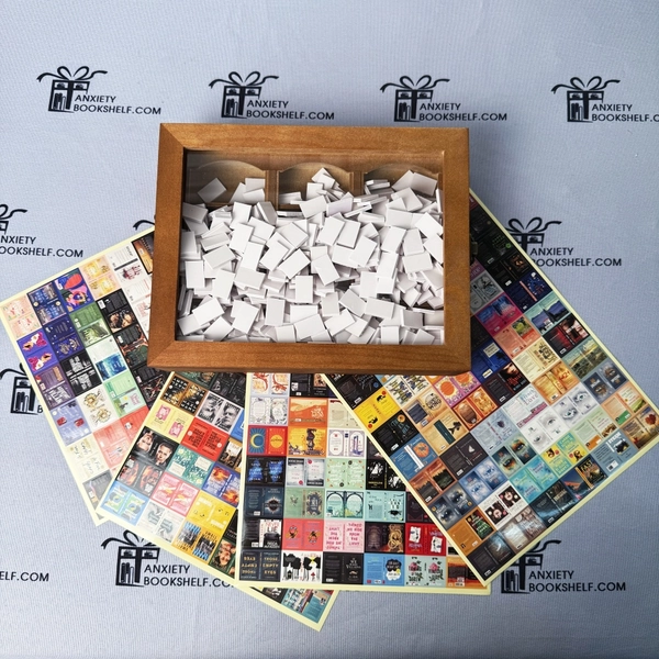 STICK THE COVERS YOURSELF ANXIETY BOOKSHELF