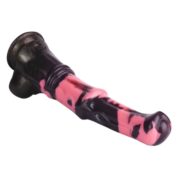 BeHorny Dildo Sex Toy, Liquid Silicone Horse/Animal Dildo with Suction Cup