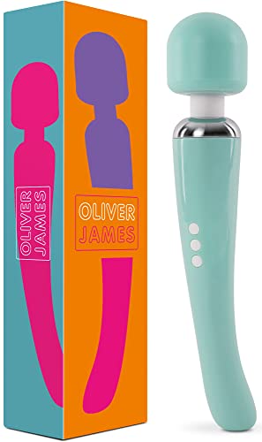 Vibrator Sex Toy by Oliver James - Quiet Vibrator for Women, Vibrating Dildo and Women Sex Toys, Adult Toys for Women, Massage Wand, 20 Vibrating Patterns for Sexual Pleasure. Vibrators Dildos - Large - Green