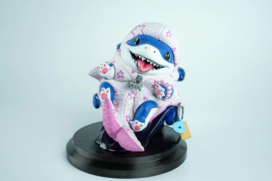 Jeff the Land Shark Pink Skin Figure