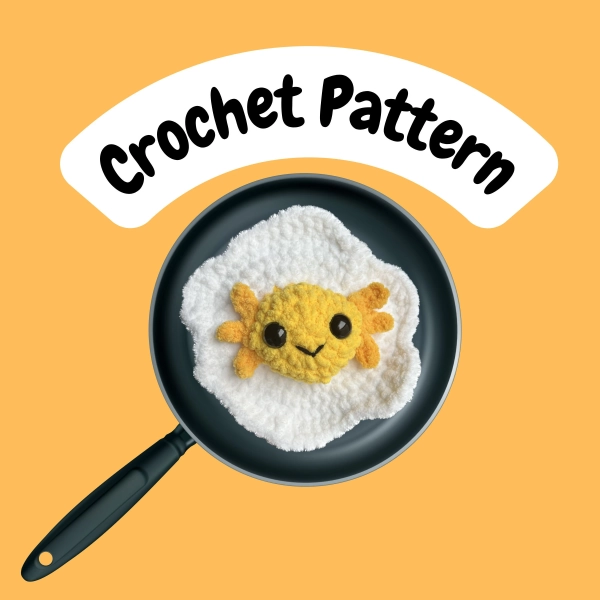 Egg-Xolotl Crochet Amigurumi Pattern