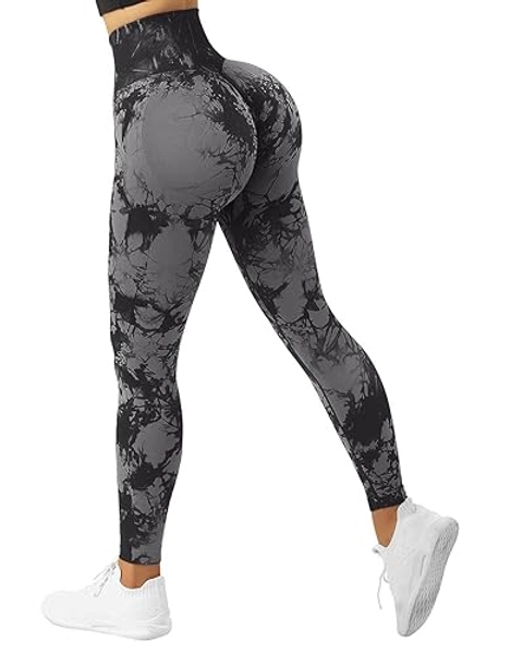 SUUKSESS Women Scrunch Butt Lifting Seamless Leggings Booty High Waisted Workout Yoga Pants