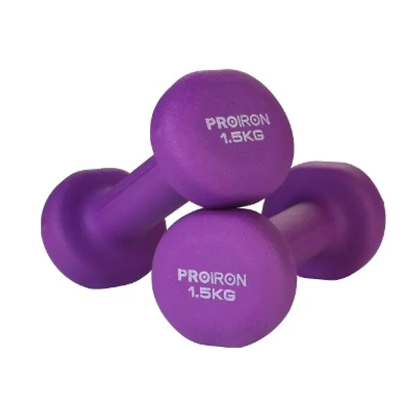 PROIRON Neoprene Dumbbell (1.5kg pair)