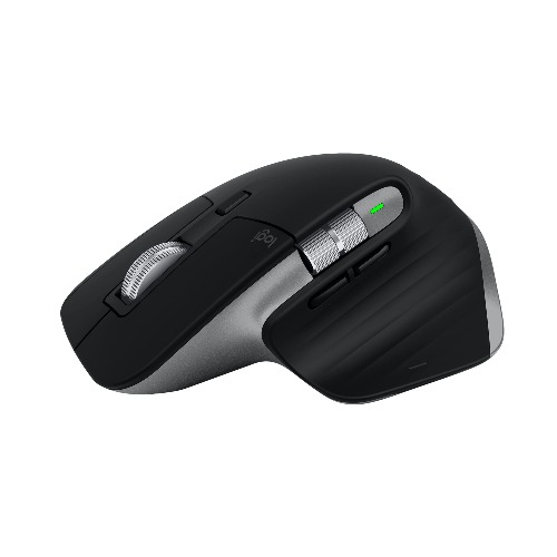 Logitech MX Master 3S for Mac - Wireless Bluetooth Mouse with Ultra-Fast Scrolling, Ergo, 8K DPI, Quiet Clicks, Track on Glass, Customization, USB-C, Apple, iPad - Space Grey - MX Master 3S Mac (NEW) Space Grey