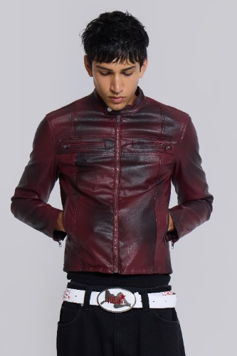 Oxblood Piston Jacket | M / Red