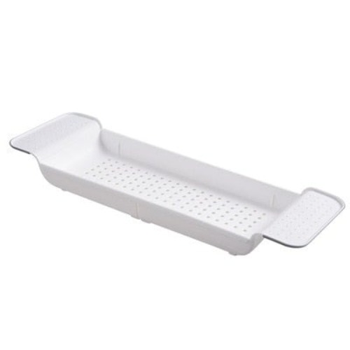 Extendable Bath Rack - White