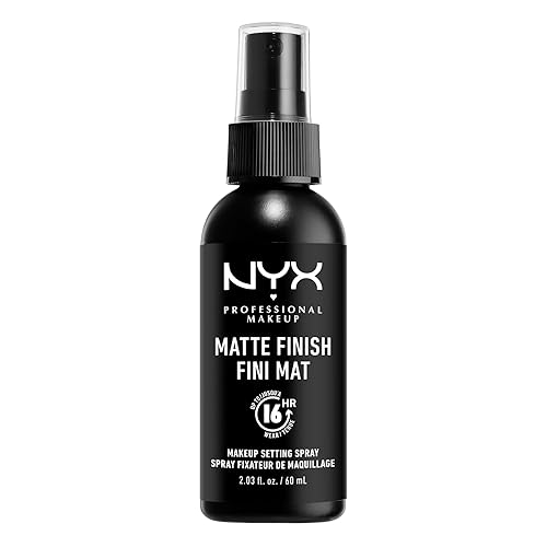 NYX Professional Makeup Setting Spray, Long Lasting Formula, Vegan, Matte Finish, 60 ml - Single