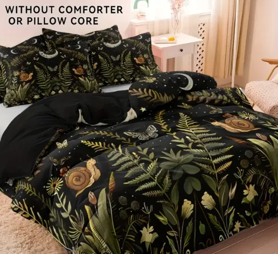 soft breathable floral print 3pcs bedding set   duvet - Temu Argentina