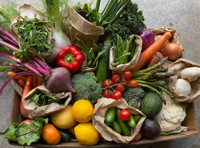 A week of locally grown groceries