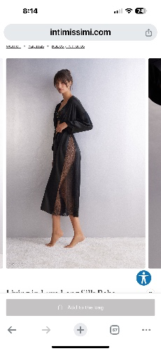Living in Luxe Long Silk Robe - Intimissimi