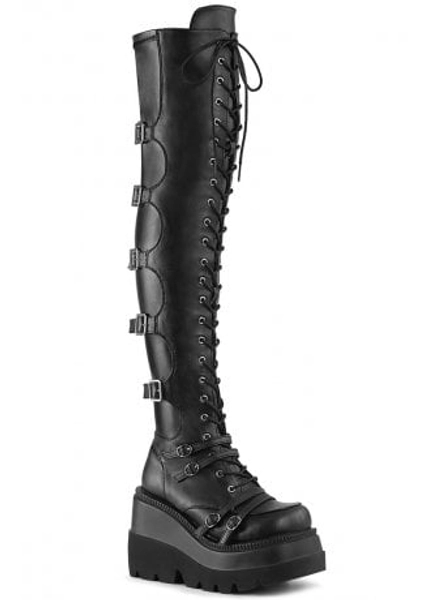 DemoniaCult Shaker 350 Over The Knee Boot