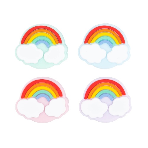 Rainbow Cloud Joycon Thumb Grip Caps for Nintendo Switch/OLED/Switch Lite 4PCS - Other