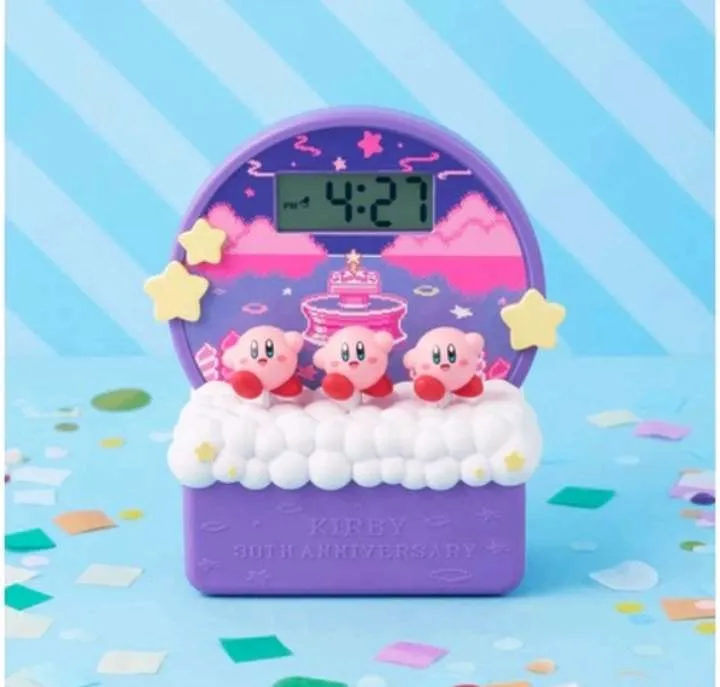 Kirby 30th anniversary digital alarm clock