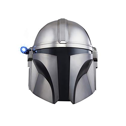 STAR WARS The Black Series The Mandalorian Premium Electronic Helmet Roleplay Collectible, Toys for Kids Ages 14 and Up - Mandalorian Elec Helmet