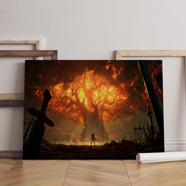 World of Warcraft Poster | Rolled Canvas Print | Gaming Room Gift #2