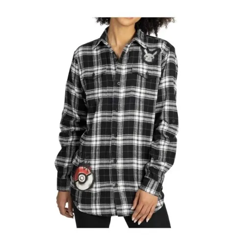 Pikachu Marvelous Misfits Flannel Shirt