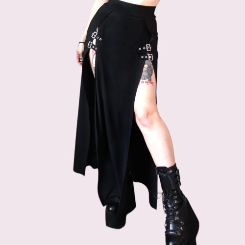 Forest Ink M- Line Buckle Skirt | Small