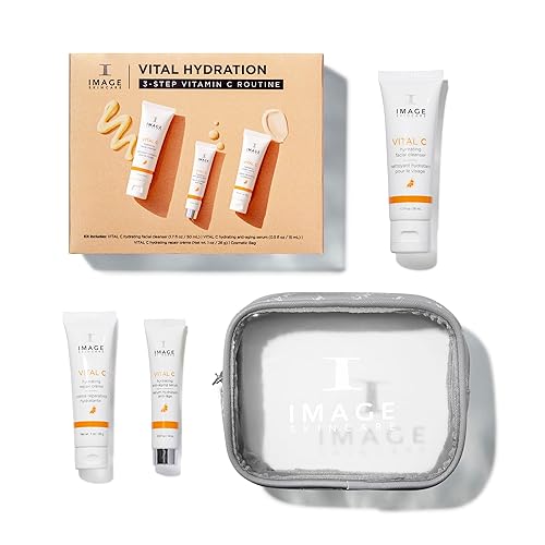 IMAGE Skincare, VITAL C Hydrating Face Serum, with Vitamin C and Hyaluronic Acid, to Brighten, Tone and Smooth Appearance of Wrinkle - 1 Ounce (Pack of 4)