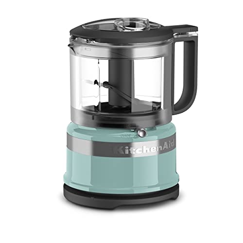 KitchenAid KFC3516AQ 3.5 Cup Mini Food Processor, Aqua Sky Blue - Aqua Sky - Food Processor