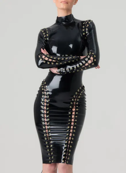 Latex Addiction Dress | XL / Black