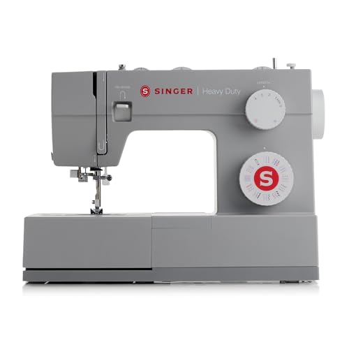 Singer 4452 Heavy Duty Sewing Machine, 32 Stiches with Accessory Kit, Grey - 4452 with 52 stitches