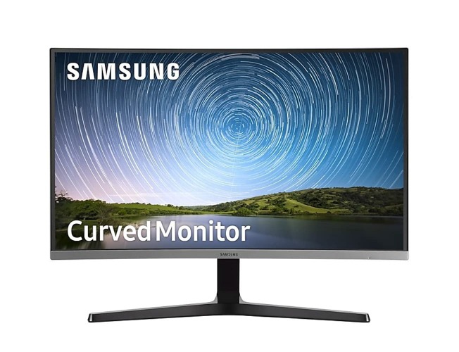 Samsung CR500-27 Inch 1920x1080 FHD (16:9) - Curved Everyday Monitor with 60Hz Refresh Rate (LC27R500FHEXXY) - 27 Inch $199.93