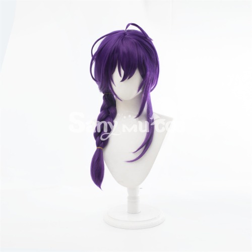 Game es2 cosplay Ayase Mayoi Purple Weave Long Cosplay wig