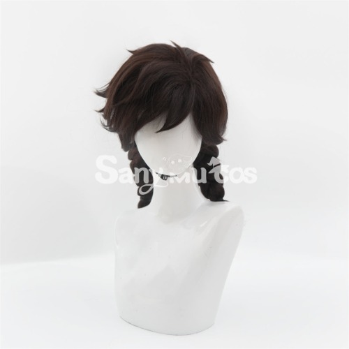 Game Honor Of Kings Cosplay Sang Qi Brown Twintails Medium Cosplay Wig