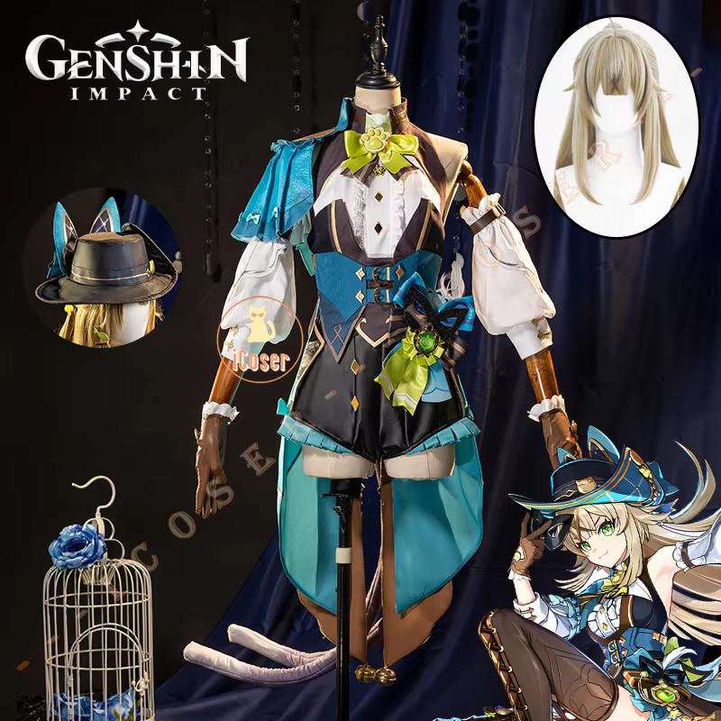 Skin Kirara gato con botas de Genshin Impact