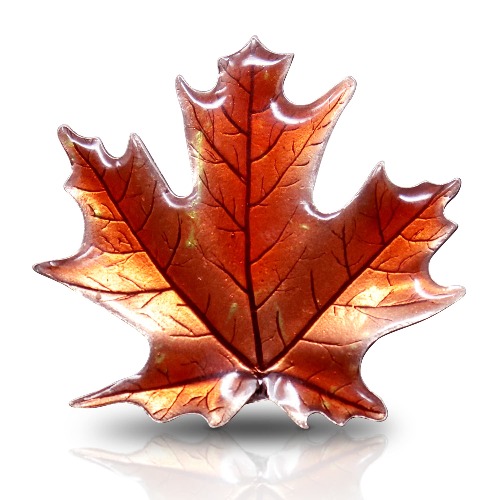 Danforth - Maple Leaf Fall/Autumn Brooch Pin, Pewter, 1 3/4 Inches, Handcrafted, Made in USA - 