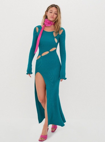 Lorelei Maxi Dress — Blue