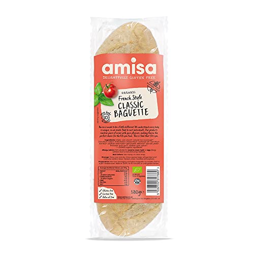 Amisa Organic French Style Classic Baguette Gluten Free , 180g