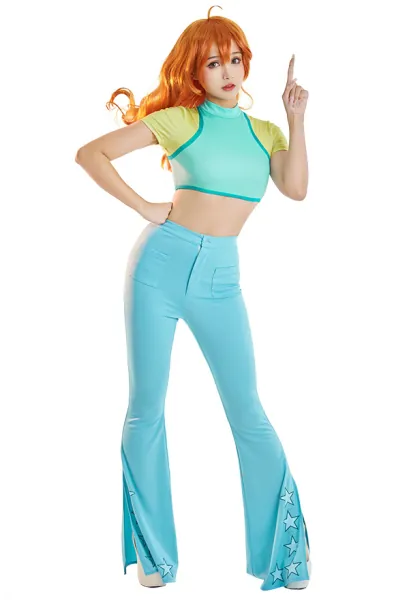 Fairy Club Bloom Cosplay Kurz Arm Criss Kreuz Seil Hosen Cosplay Kostüm