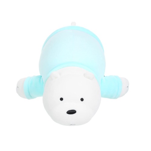 MINISO 12" We Bare Bears Stuffed Animals, Ultrasoft Lying Ice Bear