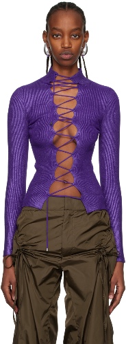 Purple 'The Cyber' Turtleneck