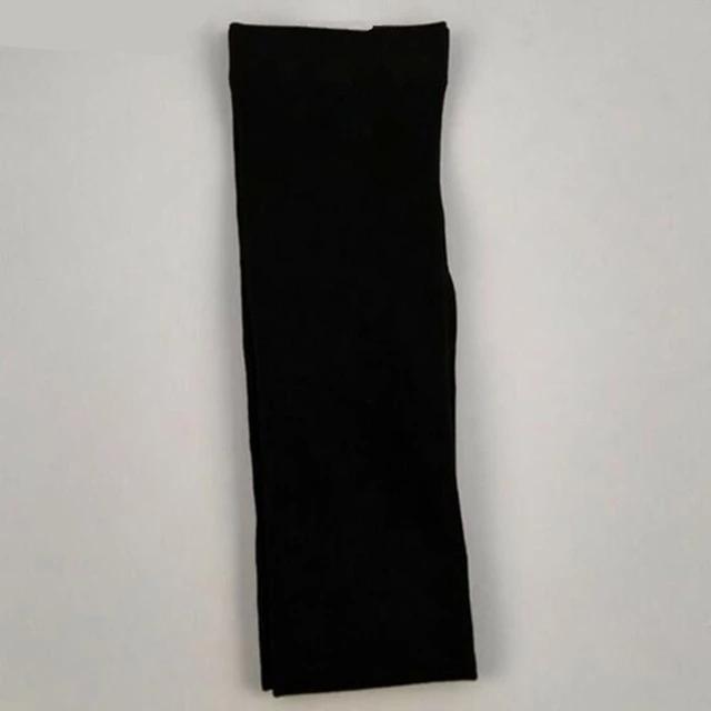 Plus Size School Girl Stockings - Solid Black