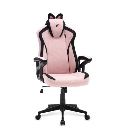 TTRacing Duo V4 Air Threads Fabric Gaming Chair - KittyPuff | KittyPuff
