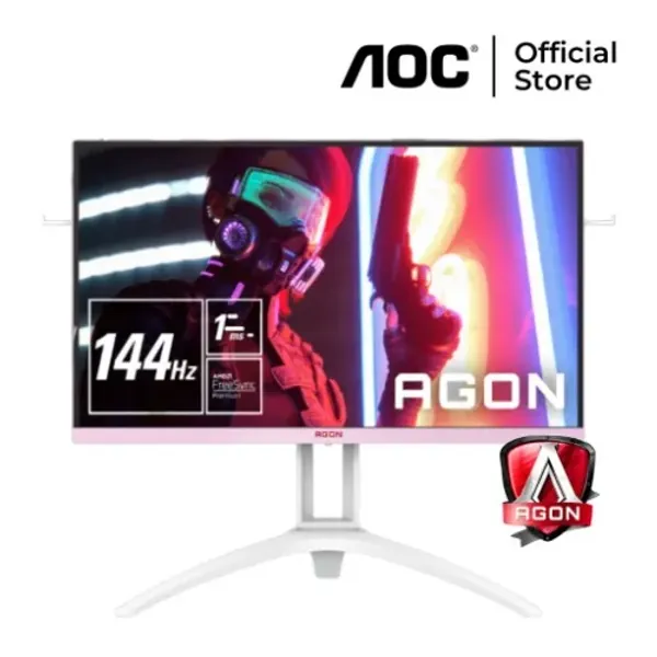 AOC AG273FXR Pink Power 27 Inch 144Hz 1ms FHD IPS Gaming Monitor