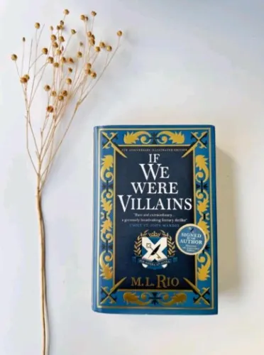 IF WE WERE VILLAINS (SIGNED COPY) by M. L. Rio (Preloved Hardback) Authentic Copy