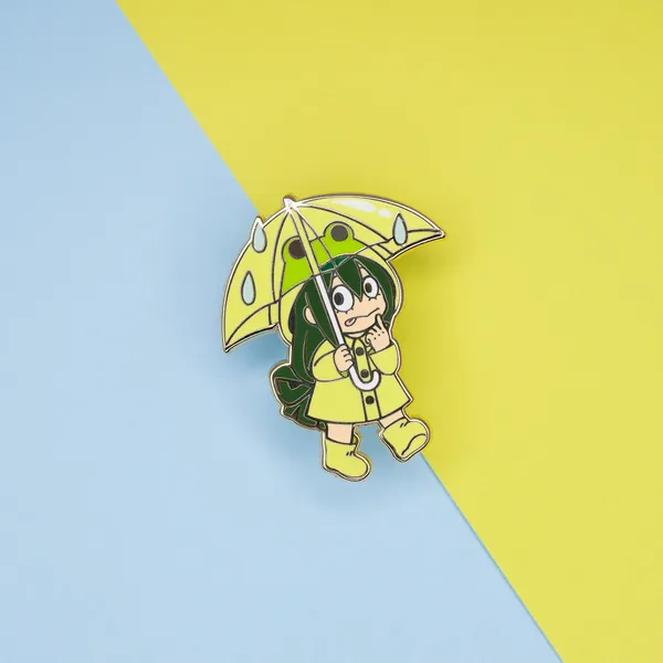 Froppy TSUYU Chan Hard Enamel Pin - [A Grade] / Simple Rubber Back