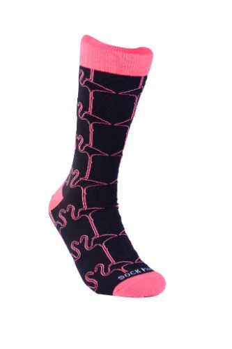 Stylish Flamingo Pattern Socks from the Sock Panda
