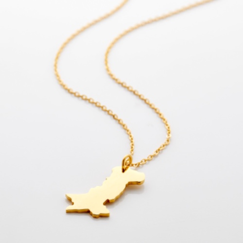 Country Map Necklace | Türkiye 