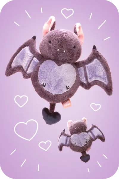 Vinnie the Sweetheart Bat | Keychain 4"