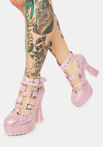Pleasure Is Mine Platform Heels | US 9